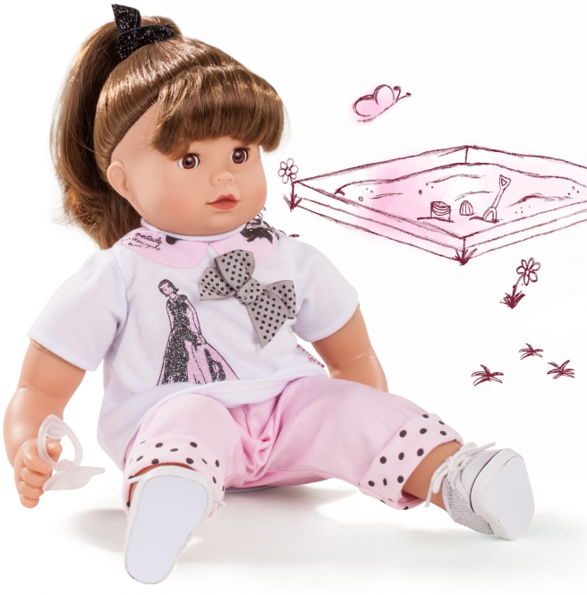 Мягконабивная кукла макси Маффин, 42 см., шатенка  